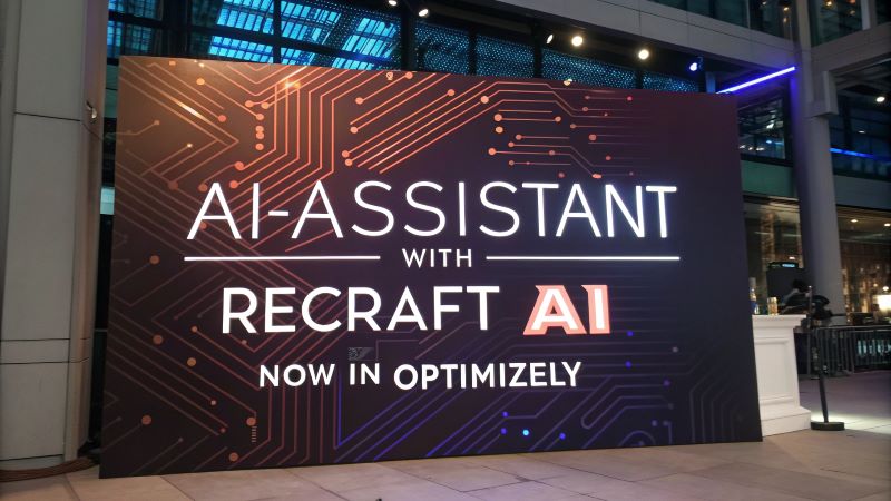 AI Assistant sign now with Recraft in Optimizely